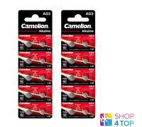 20 Camelion Ag3 Lr736 Alkaline Batteries Lr41 392 G3 1.5V 10Pcs New