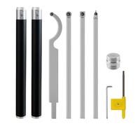 20" Carbide Tip Woodturning Chisels Tool Set with Aluminum Alloy Handle