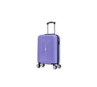 20" Carry on Cabin Suitcase Super Lightweight 4 Wheel Dual Spinner ABS Hard Shell Luggage with Built in 3-Digit Combination Lock for EasyJet Ryanair British Airways and Many More 55x35x20