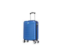 20" Carry on Cabin Suitcase Super Lightweight 4 Wheel Dual Spinner ABS Hard Shell Luggage with Built in 3-Digit Combination Lock for EasyJet Ryanair British Airways and Many More 55x35x20