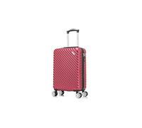 20" Carry on Cabin Suitcase Super Lightweight 4 Wheel Dual Spinner ABS Hard Shell Luggage with Built in 3-Digit Combination Lock for EasyJet Ryanair British Airways and Many More 55x35x20