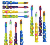 20 Children's Toothbrushes ~ Bulk Packs Kids Manual Brushes (Sucker Base)