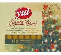 20 Christmas Tree Candles 100/13 10% Beeswax Natural Yellow