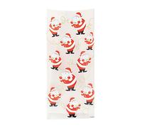 20 Christmas / Xmas Cello / Cellophane Party / Gift Bags (Twinkle Santa)