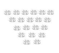 20 Clear Bobbins for Domestic Sewing Machines - Will Fit Brother, Toyota, Janome + More Machines