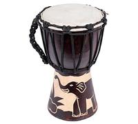 20 cm 30 cm 40 cm Professional Beginner Children's Djembe Drum Bongo Elephant with Instructions M2 One Size 20cm Elefant Djembe Trommel Bongo M2