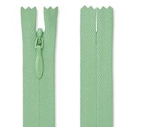 20 cm / 8 Inch Light Sage Invisible Zip - Nylon Closed-End Concealed Zipper for Dressmaking, Skirts, Cushions, Bridal & Alterations - Giddy Square