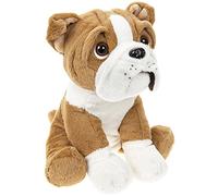 20 cm Cute Sitting British English Bulldog Dog Puppy Teddy Soft Plush Beanie Toy