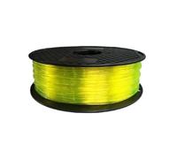 20 Colori High Speed 3D Printer Filament Flexible TPU 1.75mm 1kg Rainbow Filament Glow in The Dark Trasparent Filament Clear TPU Soft(Trans-Yellow 1kg)