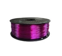 20 Colori High Speed 3D Printer Filament Flexible TPU 1.75mm 1kg Rainbow Filament Glow in The Dark Trasparent Filament Clear TPU Soft(Trans-Purple 1kg)