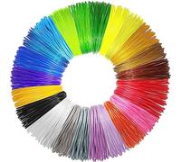 20 Colors 3D Pen Filament Refills 16.4ft 3D Doodler Pen Refill, 1.75mm Diameter, PLA Refills Gifts for Kids Drawing Art for DIY, Arts Crafts, School, Dimensional Accuracy +/- 0.05mm