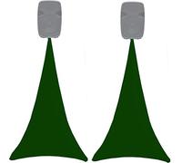 20 colors available .2x spandex stretch speaker stands scrims, SINGLE SIDED tripod cover … (dark green)