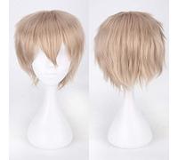 20 Colors Black White Purple blonde Red Short Hair Cosplay Wig men women Party AMINE short straight Hair Wigs for boys girls One Size K049-11