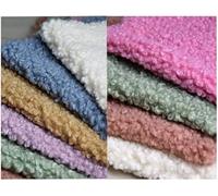20 Colors Faux Fur Fleece Fabric for DIY Crafts, 160x50cm Shaggy Plush Sherpa Fabric Lambskin Thermal Lined Material for Decoration Rugs Backdrop Costumes(Color:Cream White)