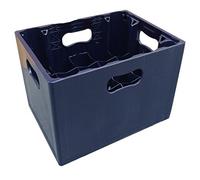 20 Compartment 500ml Beer Cider Bottle Plastic Stacking Glass Milk Bottle Crate - Perfect for Homebrew, Wine, Glasses, Beer, Recycling Box, Bottle Bank, Bottle Storage, Catering, Milk Crate (2)