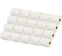 20 Compatible Rolls 100mm x 50mm White Direct Thermal Labels for Zebra GK420d GK420t GC420d GX420d GX420t GC420t GX430t GT800 LP2844 TLP 2844 Citizen CL-S521 CL-S621 CL-S631 (1000 Labels per Roll)