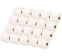 20 Compatible Rolls 72mm x 36mm White Direct Thermal Labels for Zebra GK420d GK420t GC420d GX420d GX420t GC420t GX430t GT800 LP2844 TLP 2844 Citizen CL-S521 CL-S621 CL-S631 (1000 Labels per Roll)