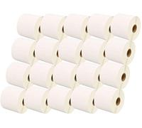 20 Compatible Rolls 72mm x 36mm White Direct Thermal Printer Labels (1000 Labels per Roll) for Zebra, Toshiba, Citizen, Eltron, Orion, UPS Label Printers