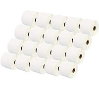 20 Compatible Rolls 76mm x 51mm White Direct Thermal Labels for Zebra GK420d GK420t GC420d GX420d GX420t GC420t GX430t GT800 LP2844 TLP 2844 Citizen CL-S521 CL-S621 CL-S631 (1000 Labels per Roll)