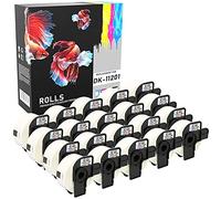 20 Compatible Rolls DK-11201 29mm x 90mm (400 Labels/Roll) White Address Labels Compatible with QL-500 QL-550 QL-560 QL-570 QL-700 QL-720NW QL-800 QL-810W QL-820NWB QL-1050 QL-1110NWB