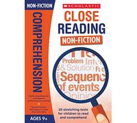 20 comprehension texts for inference, summarising and more to stretch and improve performance for Ages 9+. Includes answers (Close Reading: Non-Fiction): 1