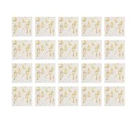 20 Count Sturdy Decorative Paper Napkins Ramadans Table Decors Ideal for Iftar Meals and Middle Eastern Festivals Eid Celebration Napkins