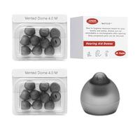 20 Counts Phonak Vented 4.0 Hearing Aid Domes, Vented Domes for Phonak Audeo Marvel Paradise Lumity Accessory (Vented 4.0 Dome Medium)