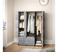 20 Cube Diy Plastic Storage Wardrobe Cabinet