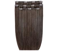 20" Deluxe Remy Instant ClipIn Hair Extensions Dark Chocolate Brown