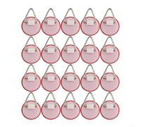 20 Disc Plate Hangers for Wall Based Plate Arrangement with Low Profile Design and Strong Adhesion for Indoor Environments