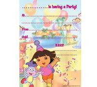 20 Dora the Explorer party Invitations & Envelopes
