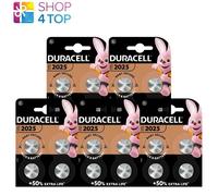 20 DURACELL CR2025 LITHIUM COIN BATTERIES 3V SCR2025 ECR2025 EXP 2033 4BL NEW