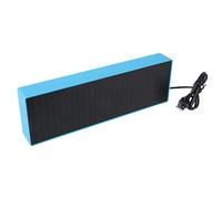 20 Dynamic Effects 7 Color Music Spectrum Display Voice Sensor Pickup Analyzer with Clock for Musicians and Enthusiasts