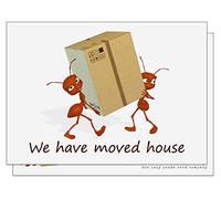 20 Eco-Friendly Change of Address/Moving Cards with Envelopes