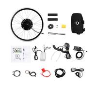 20" Electric Bike Conversion Kit 36V 250W Front Wheel E-Bike Conversion Kit Silent Toothless Motor with LED Display UK E-Bike Accessory for V brake & Disc brake Load 140kg