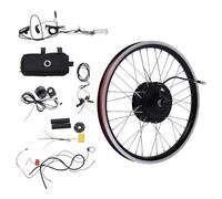 20" Electric Bike Conversion Kit, 36V 350W Front Wheel Hub Motor Electric Bicycle Motor Conversion Kit, Brushless E-bike Cycling Hub with LCD Display Controller Brake PAS System