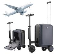 20”Electric Rideable Suitcase for Adults, Smart Rideable Suitcase with Removable Battery, One-click Retractable, 264LBS Capacity, 13km/h 8MPH, Lightweight Carry On Luggage for Travel, Business