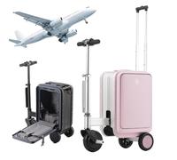 20”Electric Rideable Suitcase for Adults, Smart Rideable Suitcase with Removable Battery, One-click Retractable, 264LBS Capacity, 13km/h 8MPH, Lightweight Carry On Luggage for Travel, Business