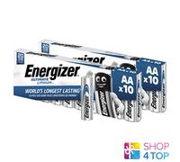 20 Energizer AA Ultimate Lithium L91 Batteries 1.5V Mignon Stilo LR6 New