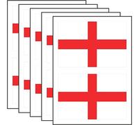 20 England Flag St George Cross Stickers Decals Football World Cup Car Decor