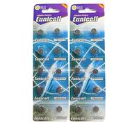 20 Eunicell AG5 / 393 / LR48 Button Cell Battery Long Shelf Life 0% Mercury (Expire Date Marked)