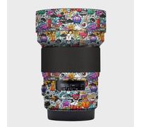 20 F 1.4 Camera Lens Sticker Wraps Film Protector Vinyl Decal Skin for Sigma 20mm F1.4 fit for Canon EF Mount Coat (Graffiti White)