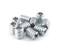 20 Female Screw Nuts Threaded Inserts Threaded Sockets Hexagon Socket M8 14 x 18