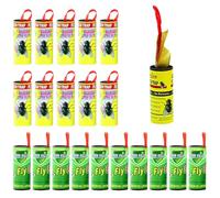 20 Fly Trap Rolls Fly Trap Indoor Outdoor Fly Paper Strips Sticky Strips Fruit and Fly Strips Suitable for Farm Outdoor Activities Camping Etc
