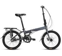 20 Folding Bicycle, Lightweight Aluminium Bike Quick Fold System With Double Disc Brake, Outdoor Cycling(A)