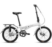 20 Folding Bicycle, Lightweight Aluminium Bike Quick Fold System With Double Disc Brake, Outdoor Cycling(B)