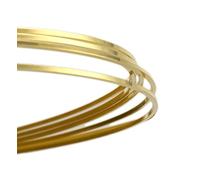 20 Ga Solid Brass Square Wire Cable Dead Soft 25 Ft Coil