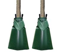 20 Gallon Slow Release Tree Watering Bag - 2 Pack Reusable Tree Irrigation Drip System (75 L) for Newly Planted or Established Trees, Home Garden Watering Solution, PE Material with Zipper