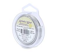 20 Gauge Artistic Wire, Stainless Steel Coloured, 15YD