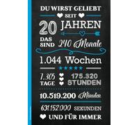 20 Geburtstag Mann: Liniertes Notizbuch A5 das Geburtstagsgeschenk für Männer ein Geschenk zum 20. Geb die Geschenkidee für Erwachsene eine Überraschung zur zwanzig Jahre alt Geburtstagsfeier